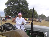 Ferguson Baler driven by Julie Browning