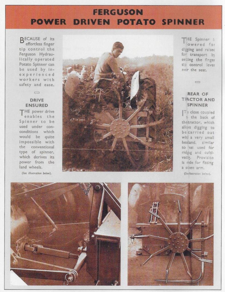 Early Potato Spinner Ferguson Club