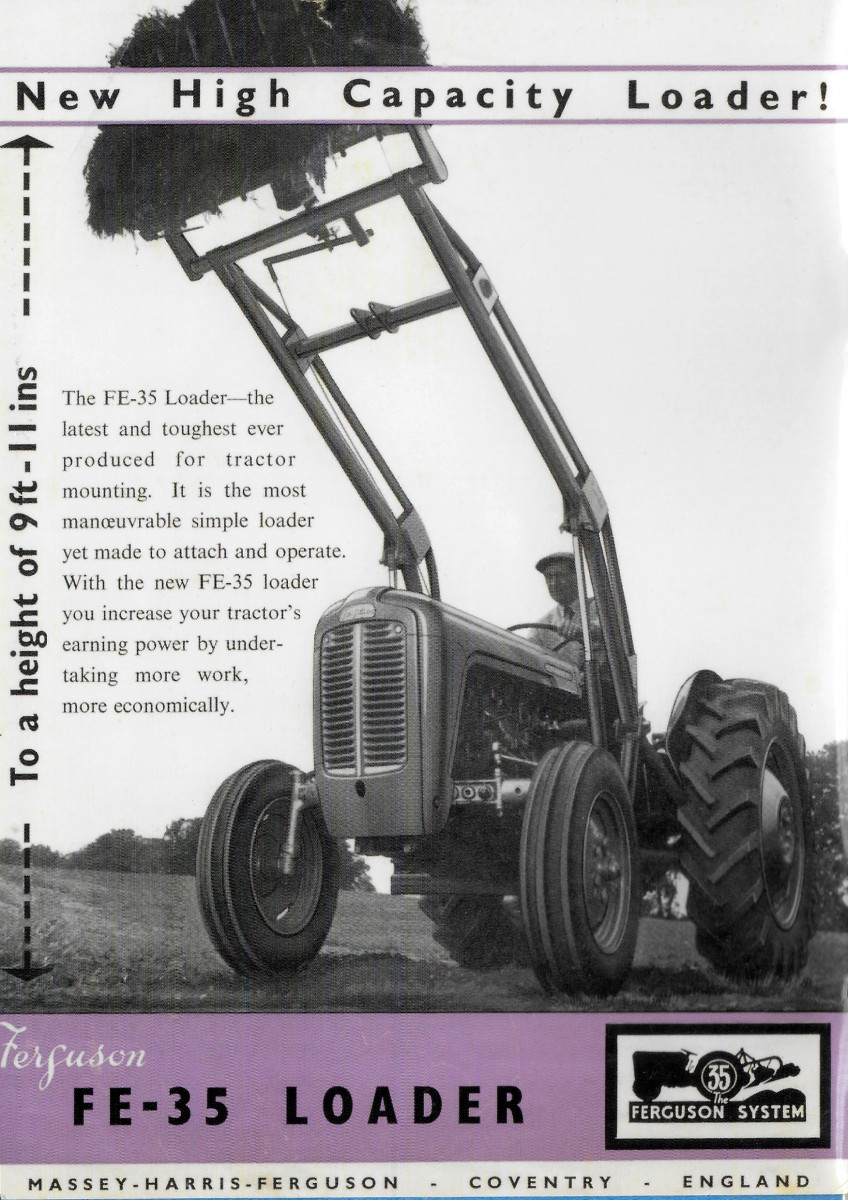 MF FE 35 High Capacity Loader Ferguson Club MF FE 35 High Capacity Loader Ferguson Club